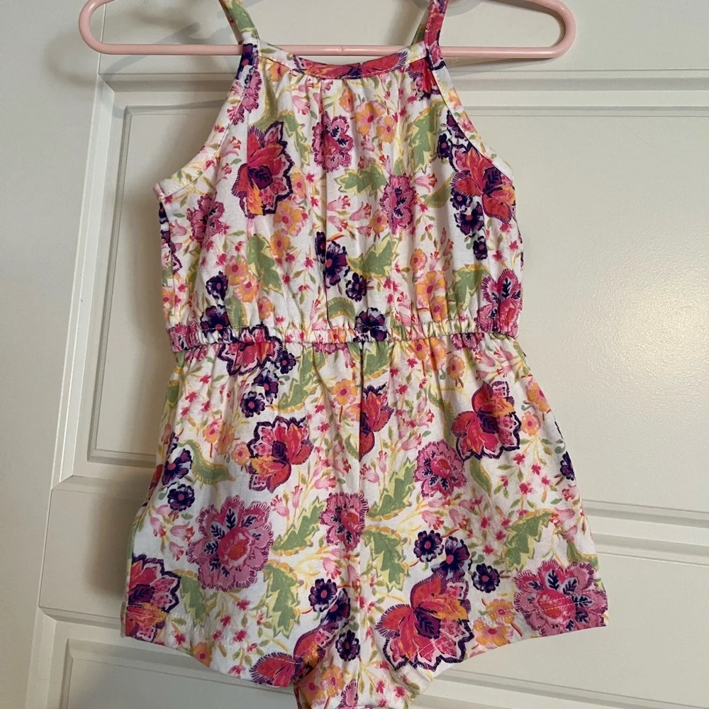 $10 ADD ON Old Navy floral boho romper, 6-12m‎ NWOT Cat and Jack H&M Gap